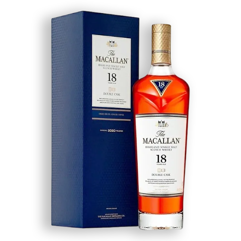 Macallan 18 Ani Double Cask Single Malt Whisky 0.7L